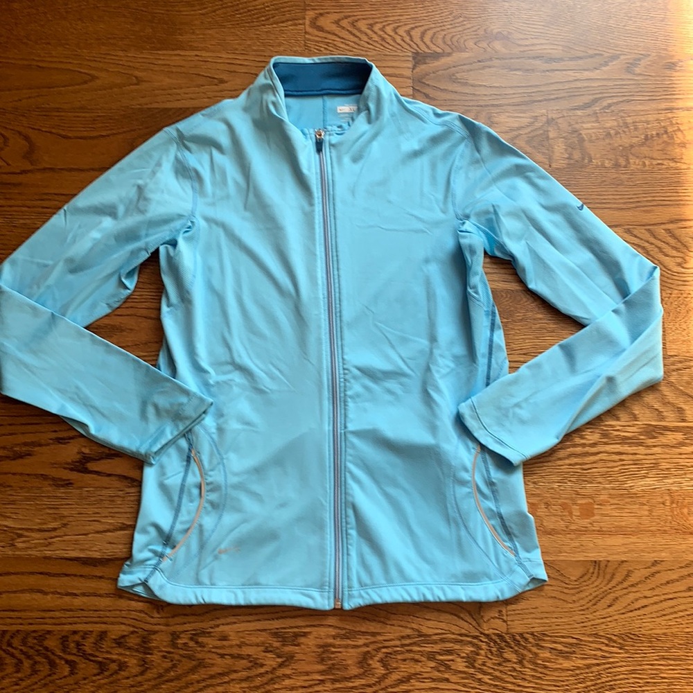 Nike Robin’s egg blue full zip jacket